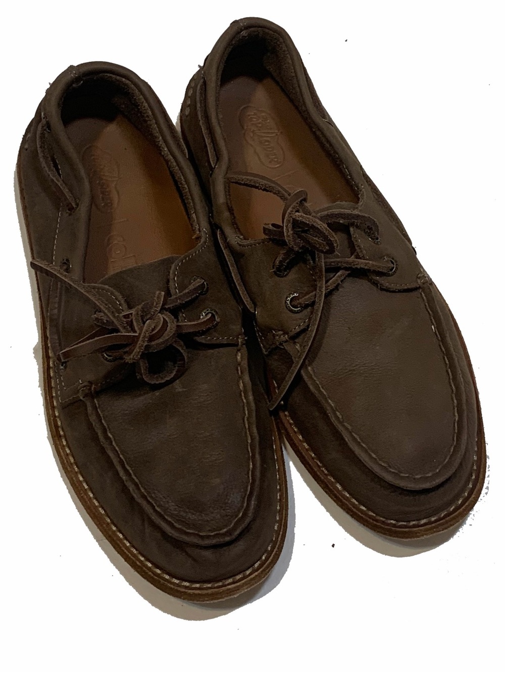 Sperry + colbo Dark Brown Leather Boat Shoes